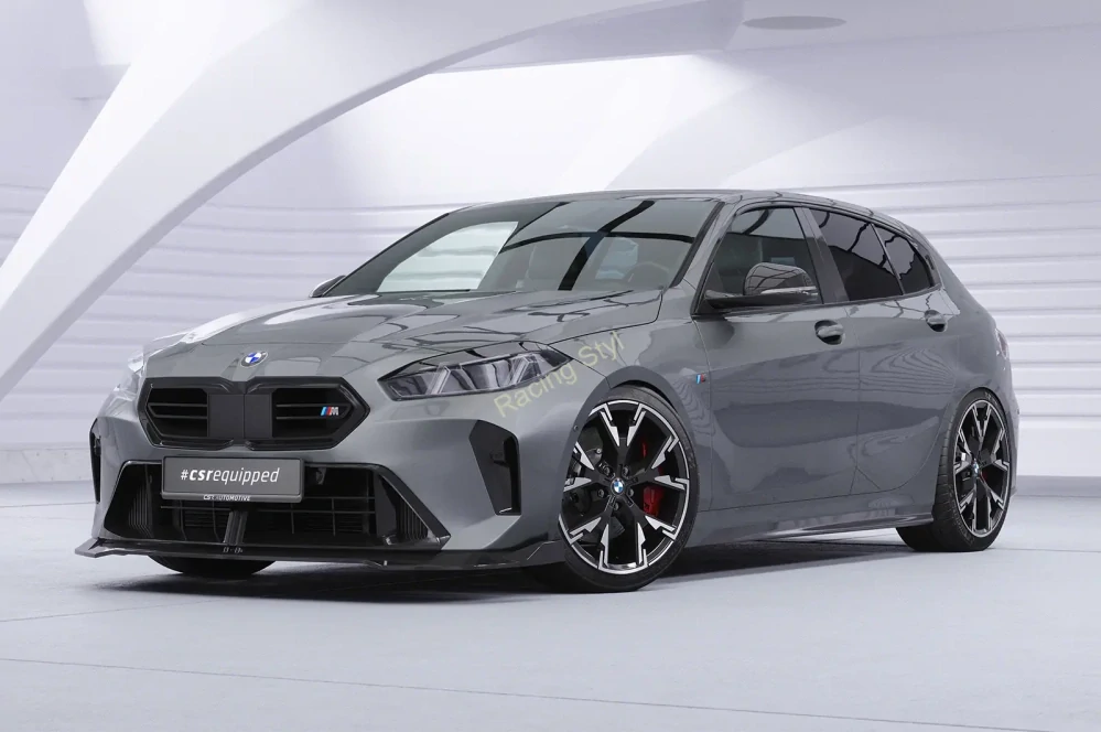 BMW 1 F70 / 2 F74 přední spoiler lip Glossy Black CSR Lesk