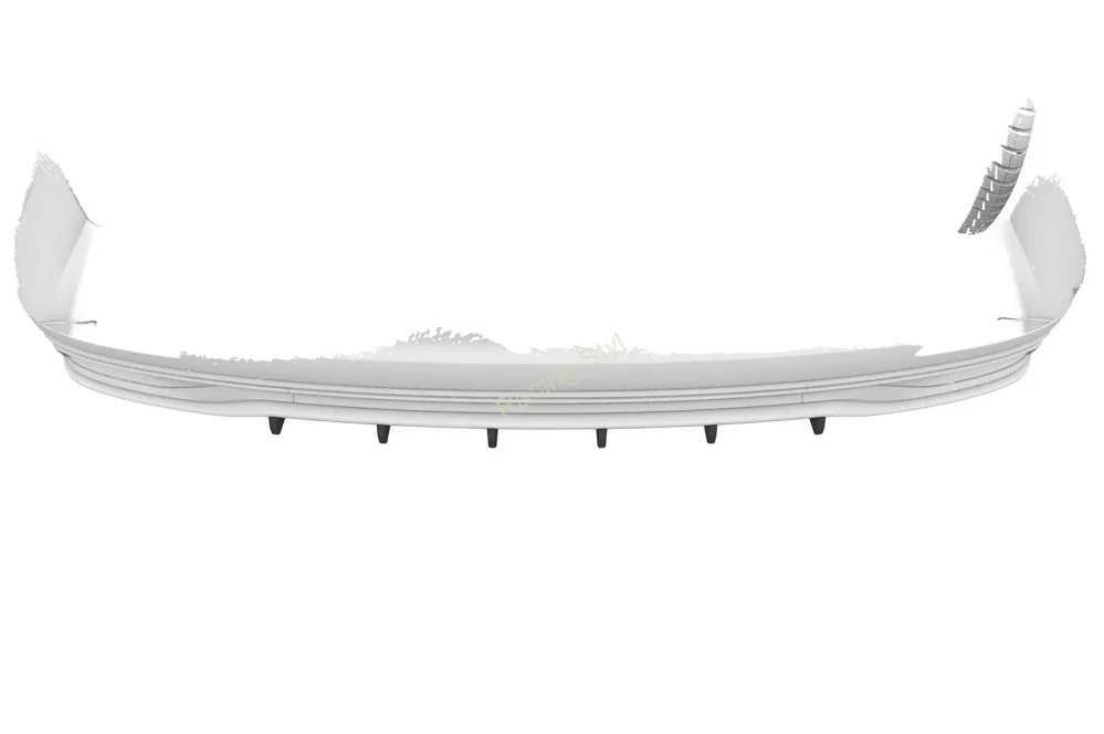 Audi A6 C8 4A/F2 spoiler na zadní nárazník difuzor Glossy Black CSR Lesk