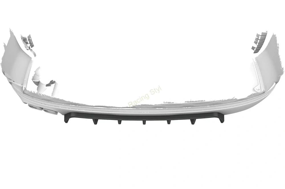 Audi A6 C9 spoiler na zadní nárazník difuzor Glossy Black CSR Lesk