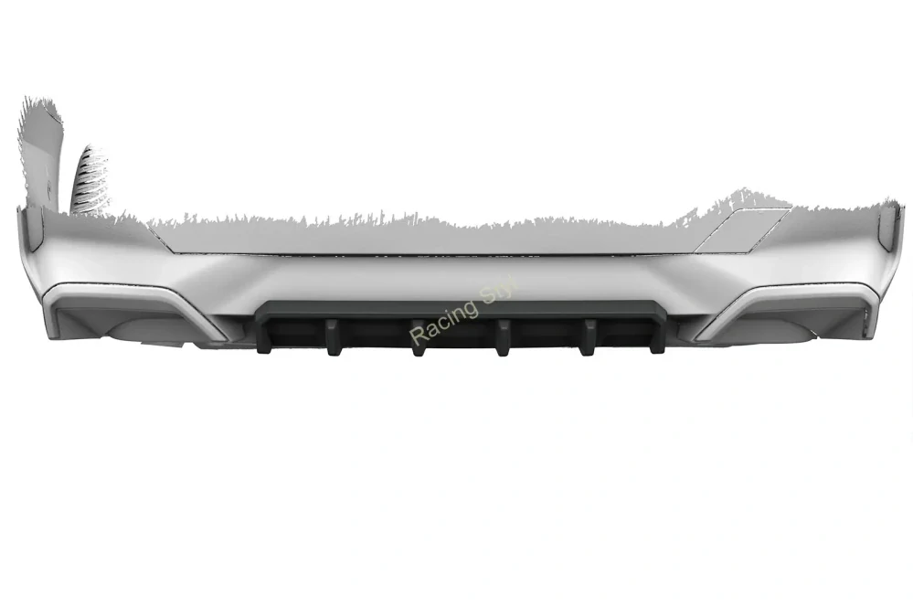 BMW 5/ i5 G60/G61 M-Paket spoiler na zadní nárazník Glossy Black CSR Lesk