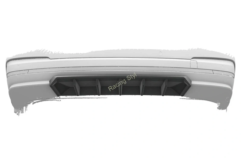 Škoda Enyaq iV spoiler na zadní nárazník difuzor Glossy Black CSR Lesk