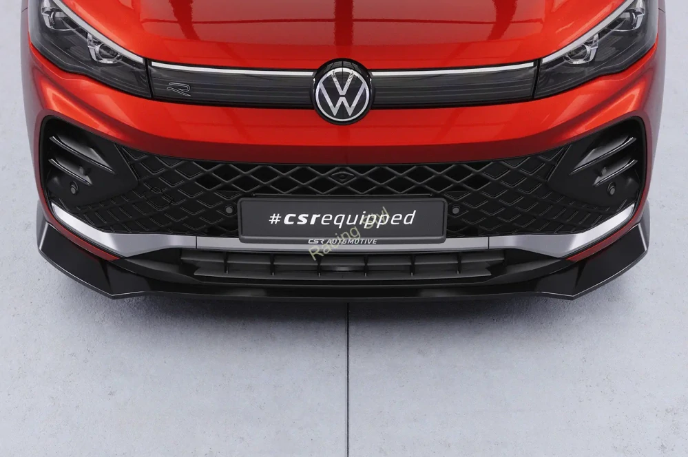 VW Tiguan 3 R-Line přední spoiler lip Glossy Black CSR Lesk