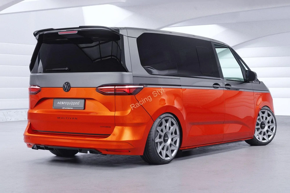 VW T7 typ ST spoiler na zadní nárazník difuzor Glossy Black CSR Lesk