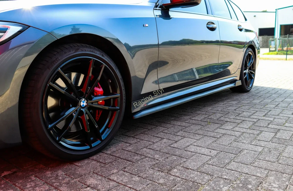 BMW 3 G20/G21 M-Paket spoilery pod boční prahy s křidélky vzadu IN Tuning