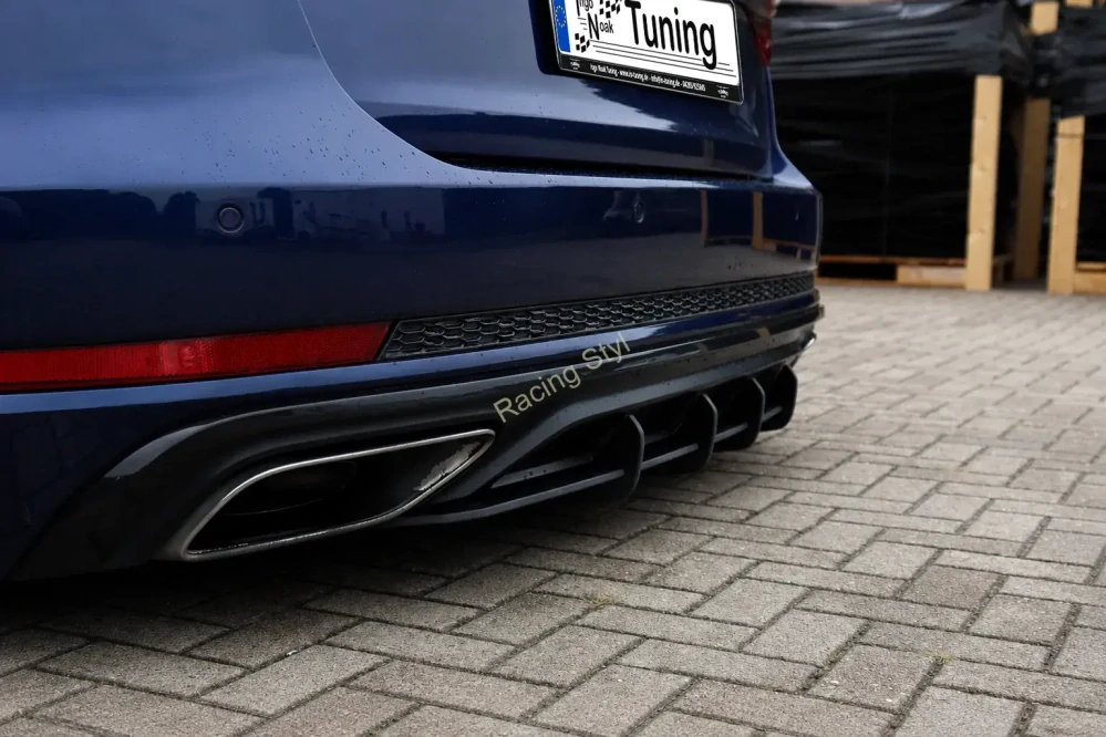 Audi A4 B9 S-Line Facelift Competition difuzor na zadní nárazník IN Tuning