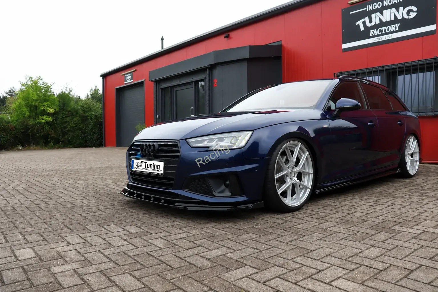 Audi A4 B9 S-Line Facelift Competition přední spoiler lip s křidélky IN Tuning