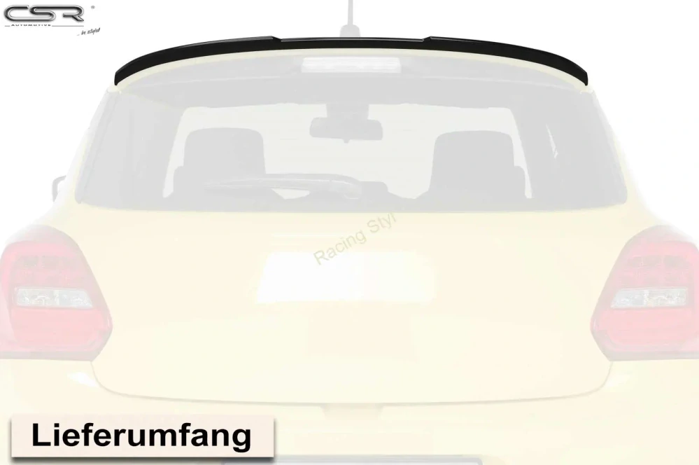 Suzuki Swift 6 (RZ/ AZ) Sport spoiler nad zadní okno Glossy Black CSR Lesk