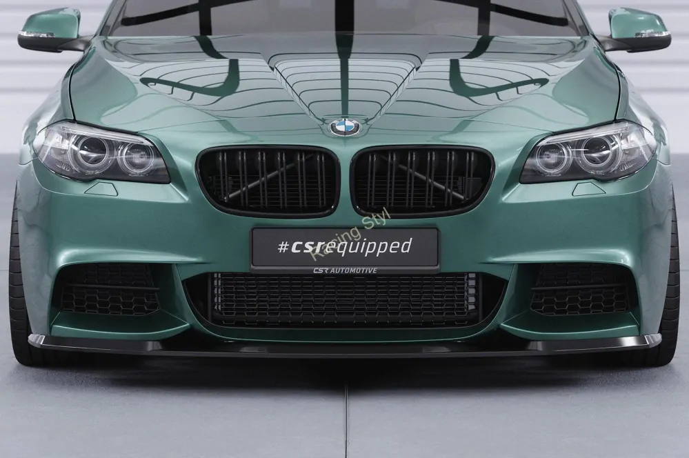 BMW 5 F10/ F11 M-Paket přední spoiler lip Glossy Black CSR Lesk