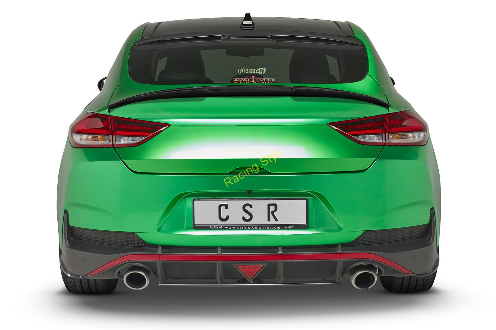 Hyundai i30N Fastback (PD) zadní spoiler na víko kufru Glossy Black CSR Lesk