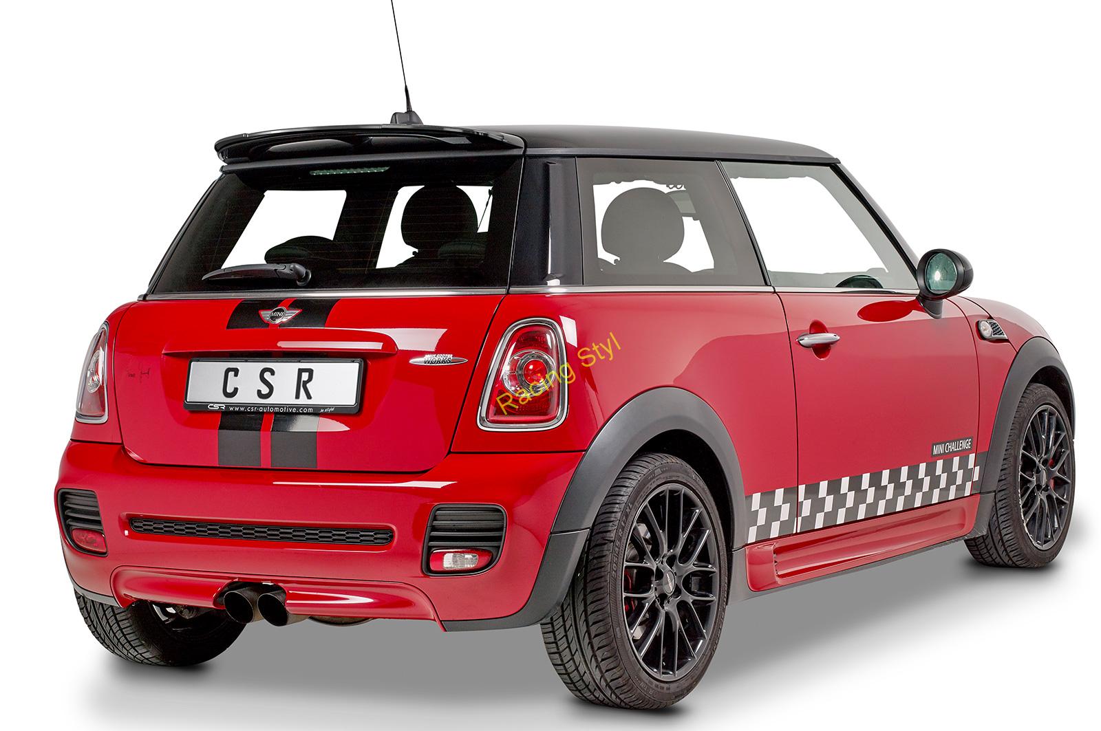 Mini R56 John Cooper Works spoiler na zadní křídlo Glossy Black CSR Lesklý