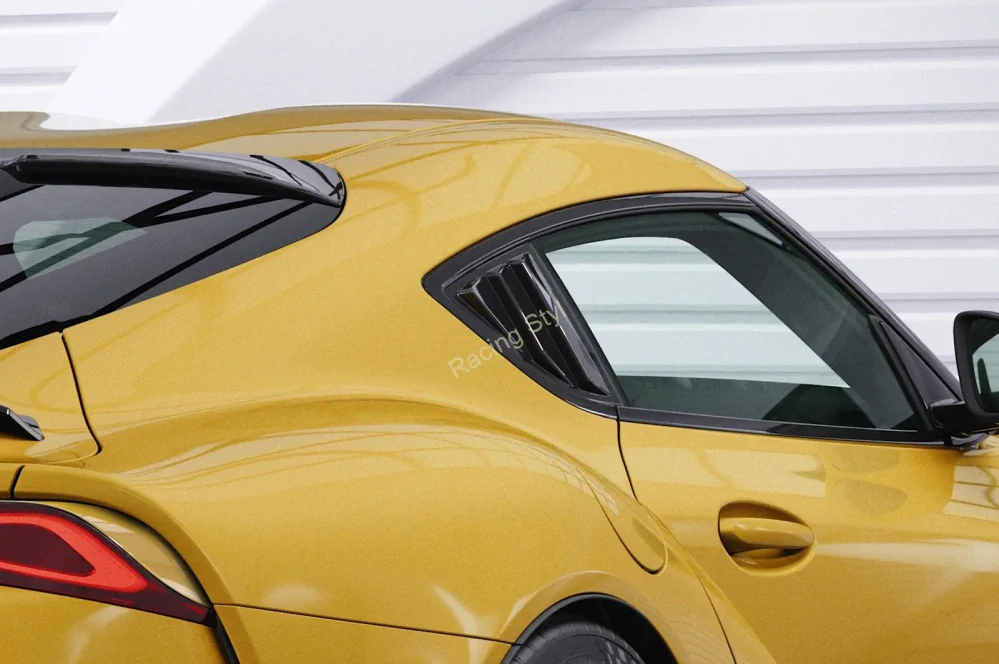Toyota GR Supra A90 boční kryty oken Glossy Black CSR Lesk