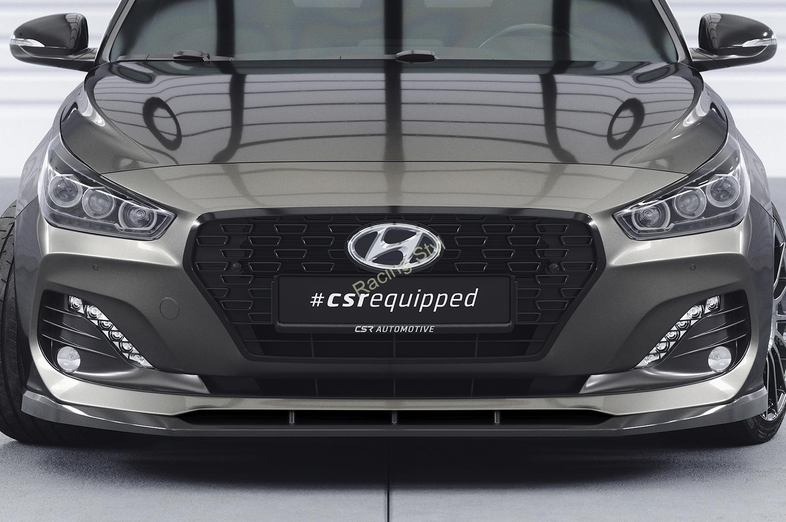 Hyundai I30 PD přední spoiler lip Glossy Black CSR Lesk