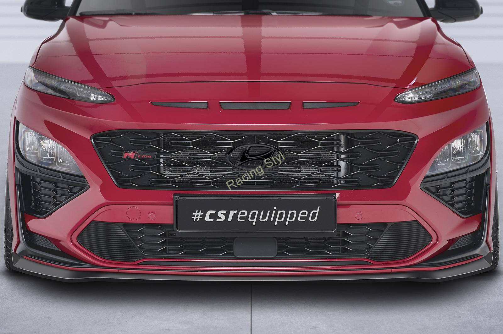 Hyundai Kona N/ N-Line přední spoiler lipa Glossy Black CSR Lesk.