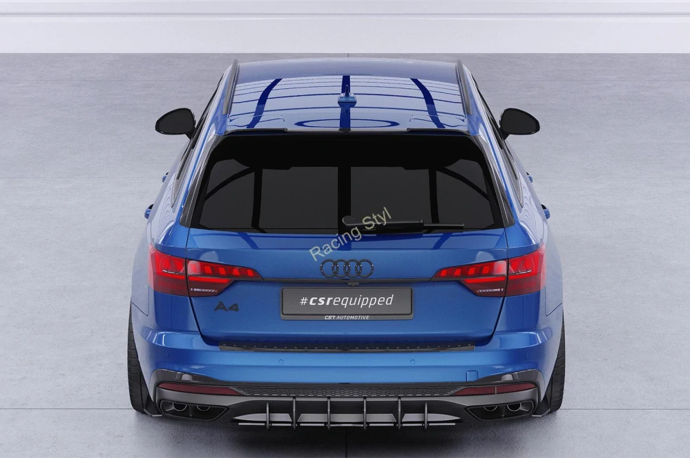 Audi A4 B9 typ 8W Avant spoiler nad zadní okno Glossy Black CSR Lesk.