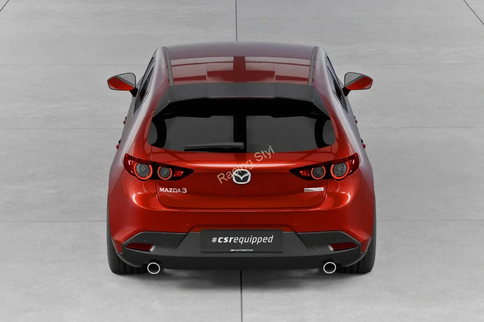 Mazda 3 typ BP Hatchback spoiler nad zadní okno Glossy Black CSR Lesk