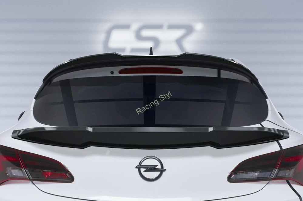 Opel Astra J GTC OPC-Line spoiler na zadní křídlo Glossy Black CSR Lesk.