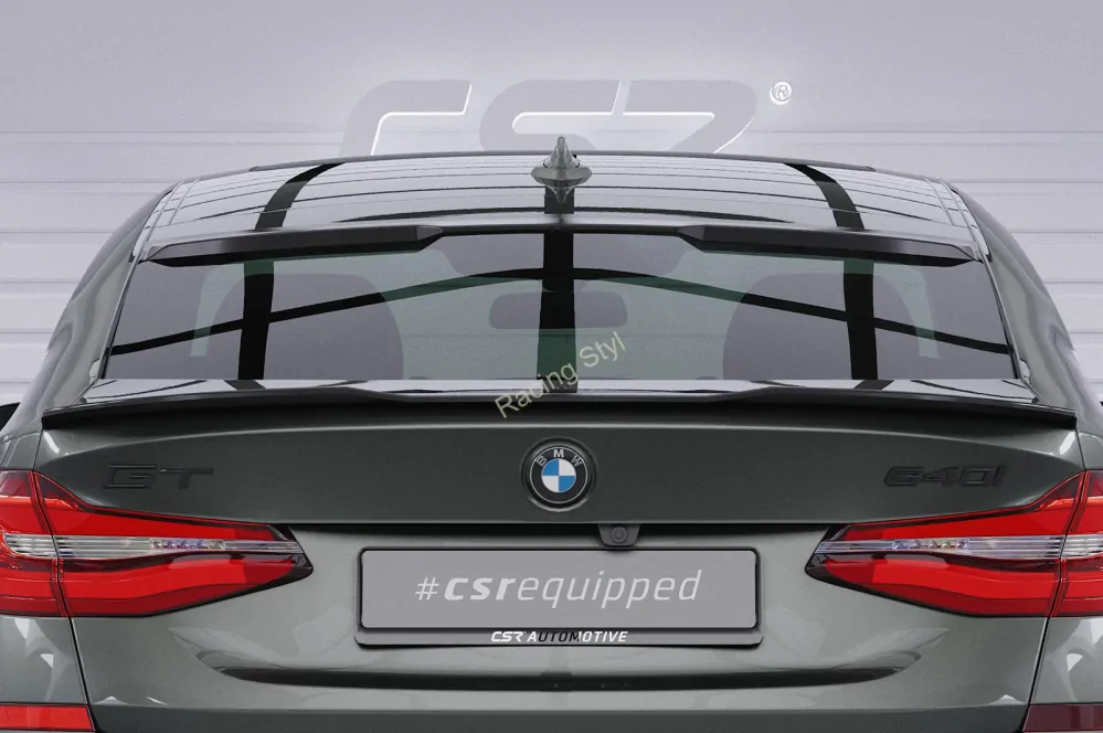 BMW 6 G32 Gran Turismo spoiler na víko kufru Glossy Black CSR Lesk