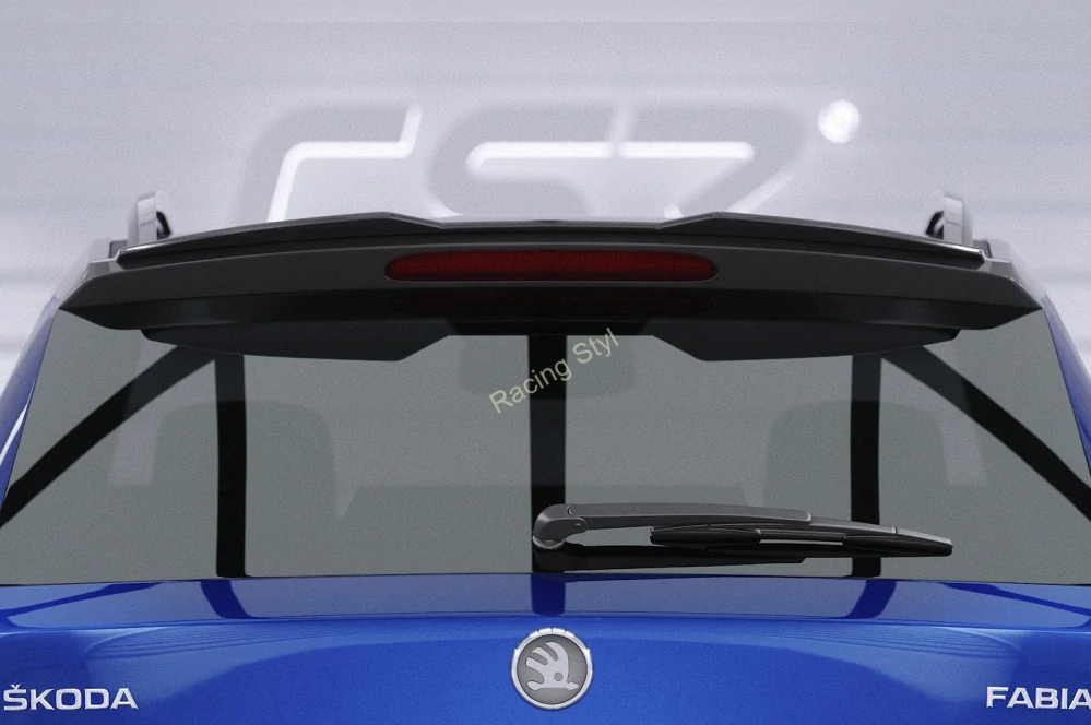 Škoda Fabia 3 Combi spoiler nad zadní okno Glossy Black CSR Lesk.
