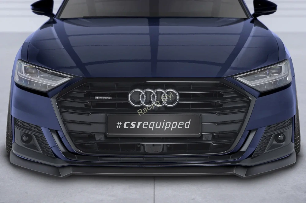 Audi A8 D5 S-Line přední spoiler lip Glossy Black CSR Lesk