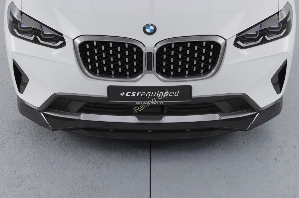 BMW X4 (G02) přední spoiler lip Glossy Black CSR Lesk