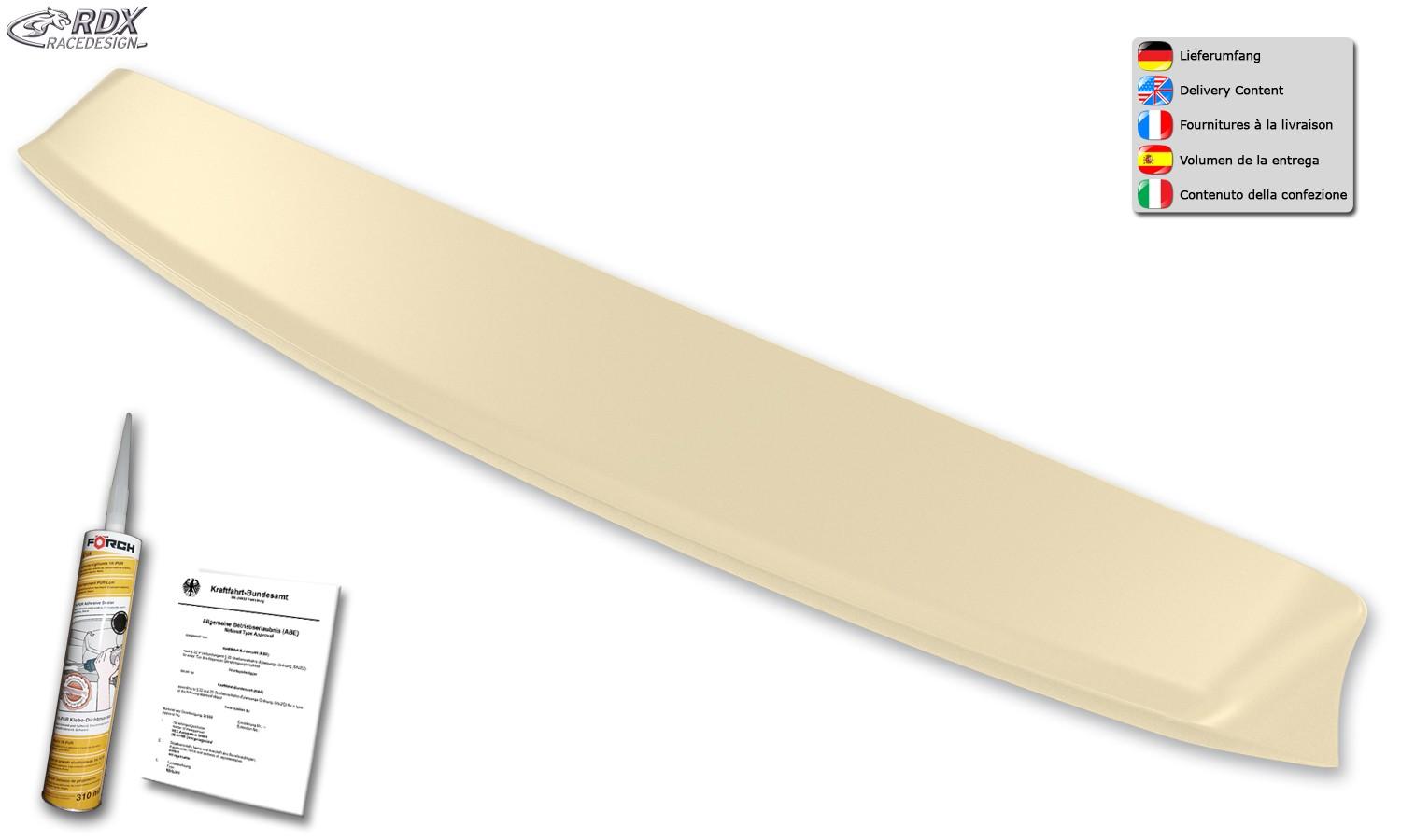 Ford Transit Custom/ Tourneo Custom střešní spoiler RDX pro výklopné dveře