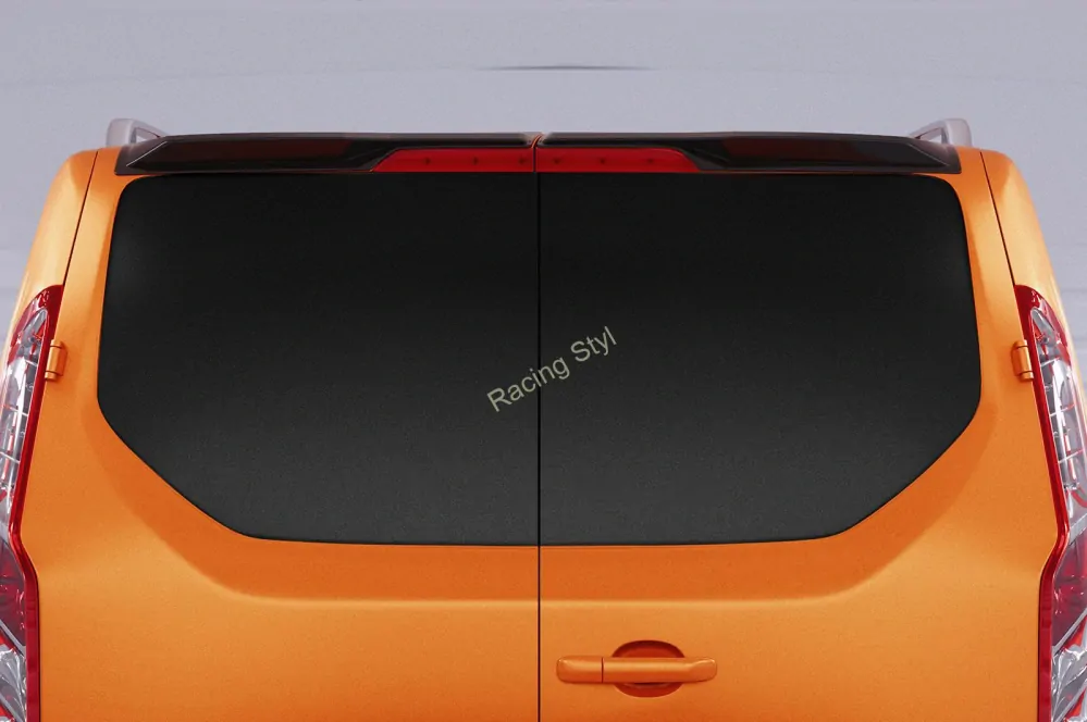 Ford Transit MK7 Custom střešní spoiler pro křídlové dveře Glossy Black CSR Lesk.