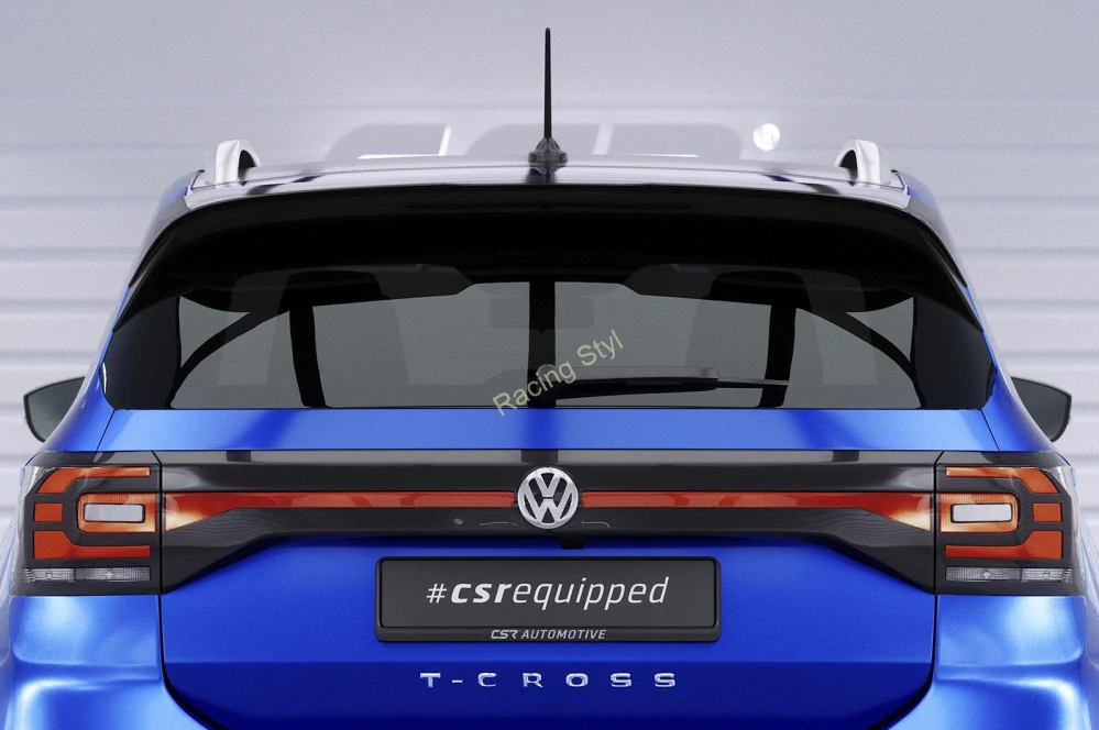 VW T-Cross spoiler nad zadní okno Glossy Black CSR Lesk.
