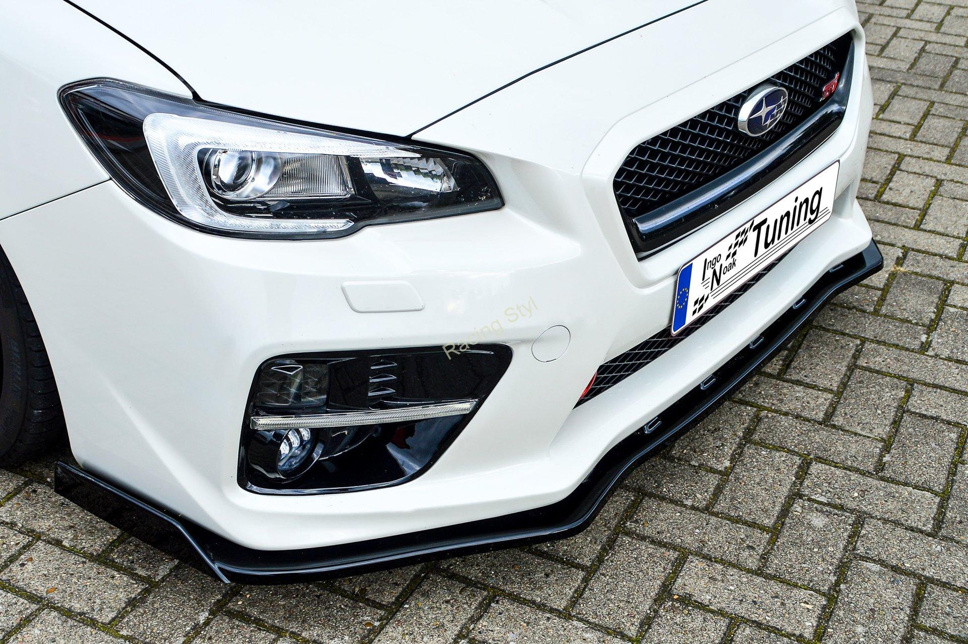 Subaru Impreza WRX STI přední spoiler lipa s křidélky IN Tuning Matt.