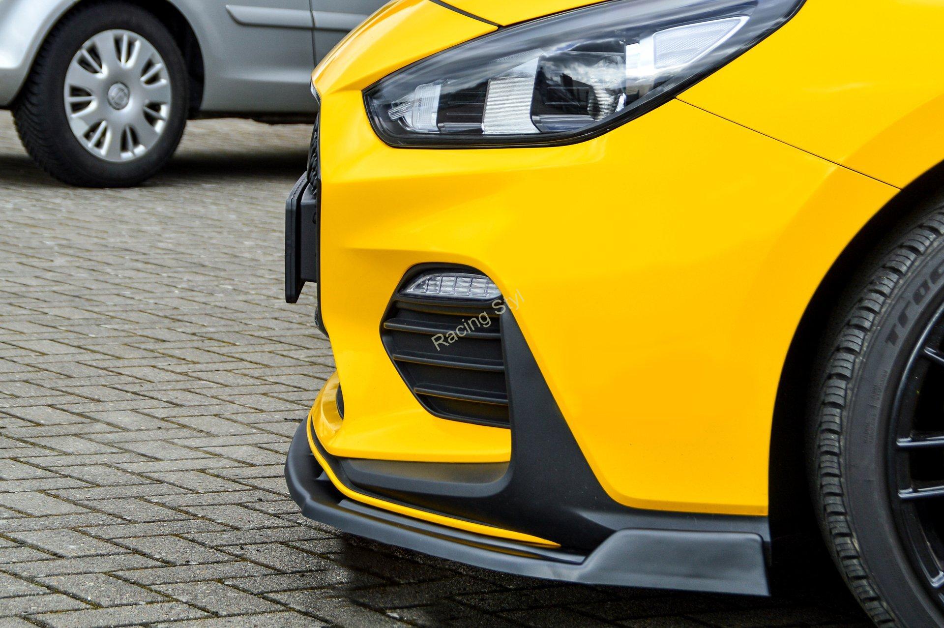 Hyundai I30 N-Line + Fastback přední spoiler lipa s křidélky IN Tuning Matt.