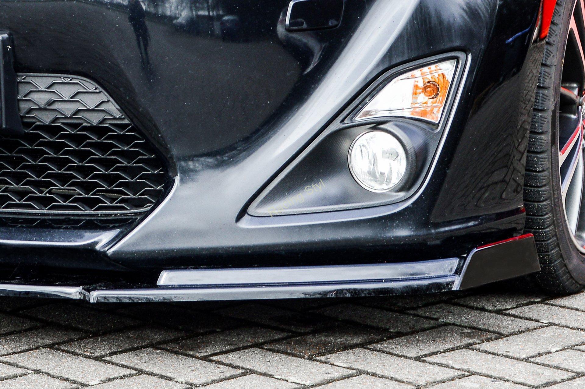 Toyota GT86 přední spoiler lipa s křidélky IN Tuning Matt.