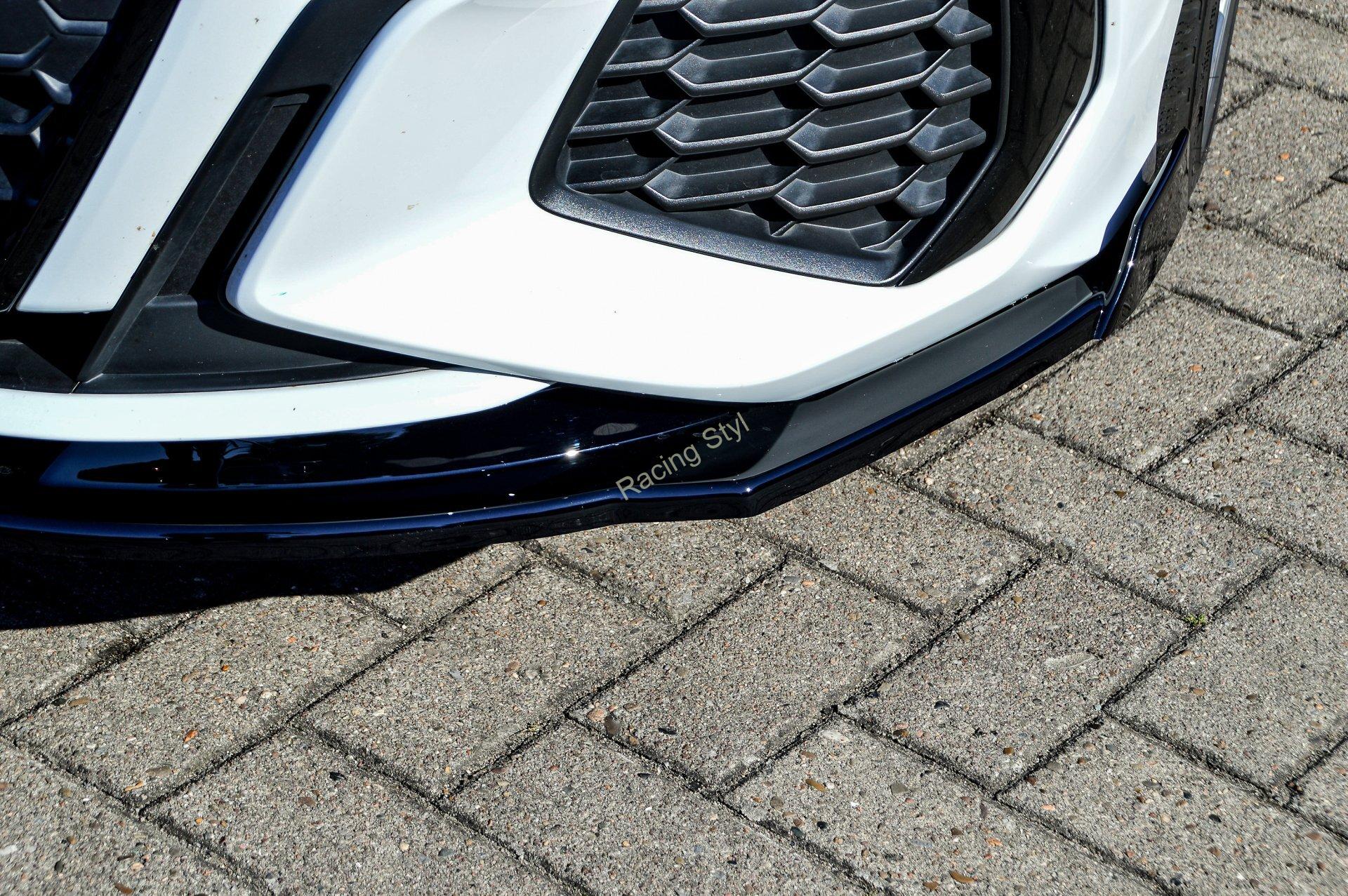 Audi A3 8Y S-Line/ S3 přední spoiler lipa s křidélky IN Tuning Matt.