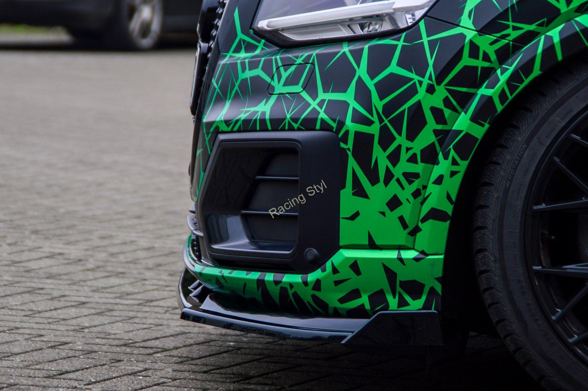 Audi Q2 GA přední spoiler lipa s křidélky IN Tuning Matt.