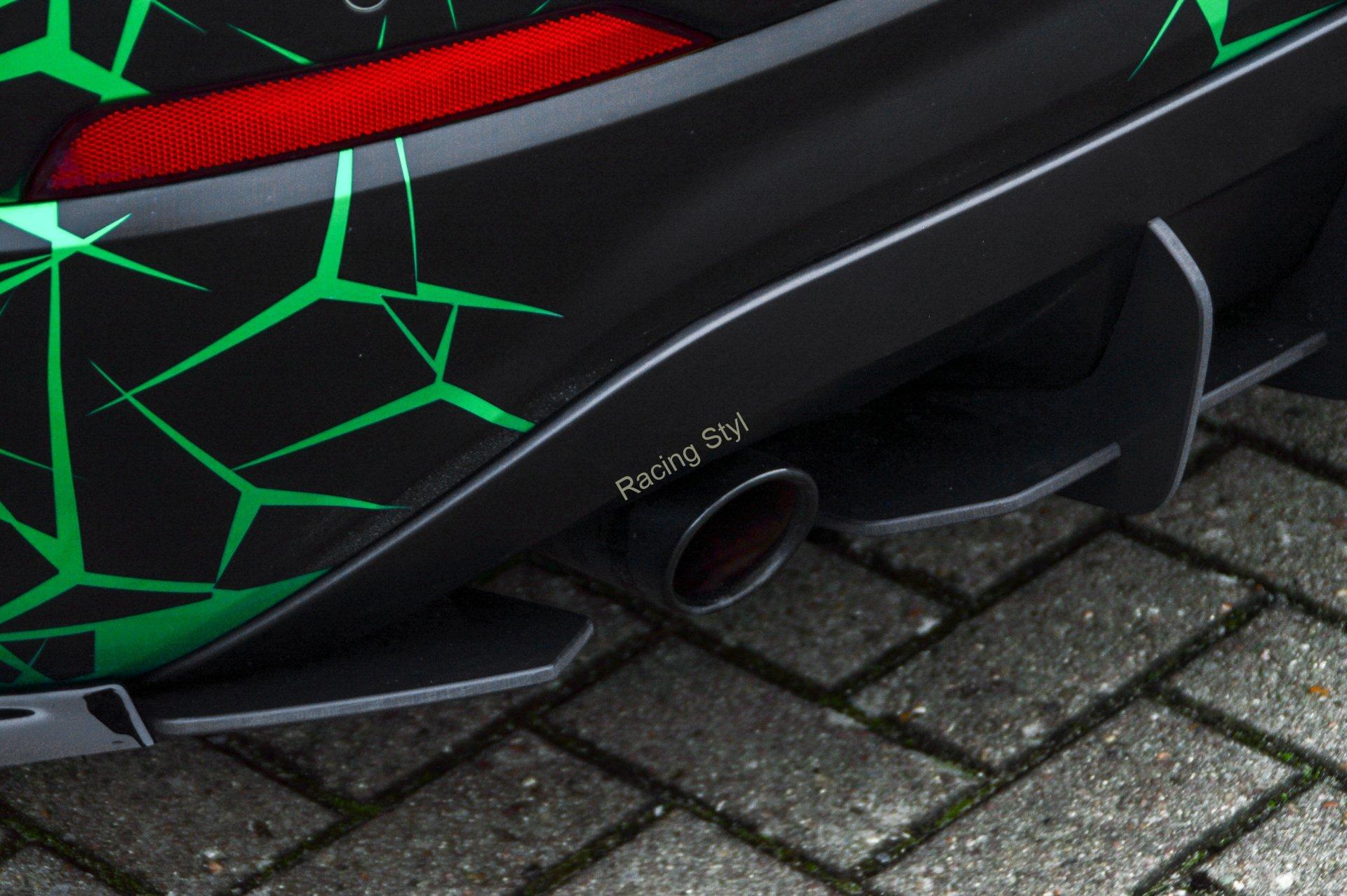 Audi Q2 GA spoiler na zadní nárazník difuzor IN Tuning