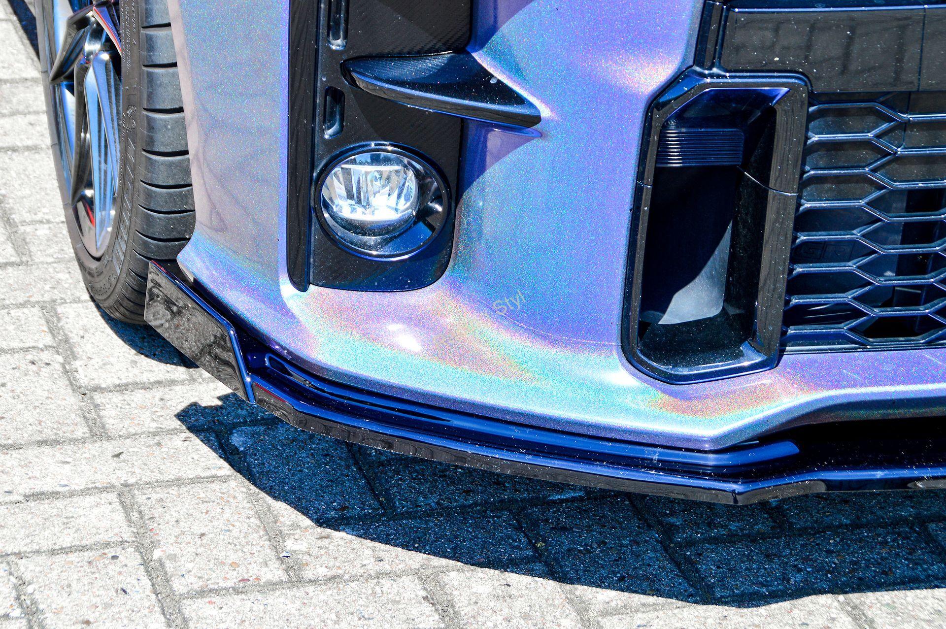 Toyota Yaris GR přední spoiler lipa s křidélky IN Tuning Matt.