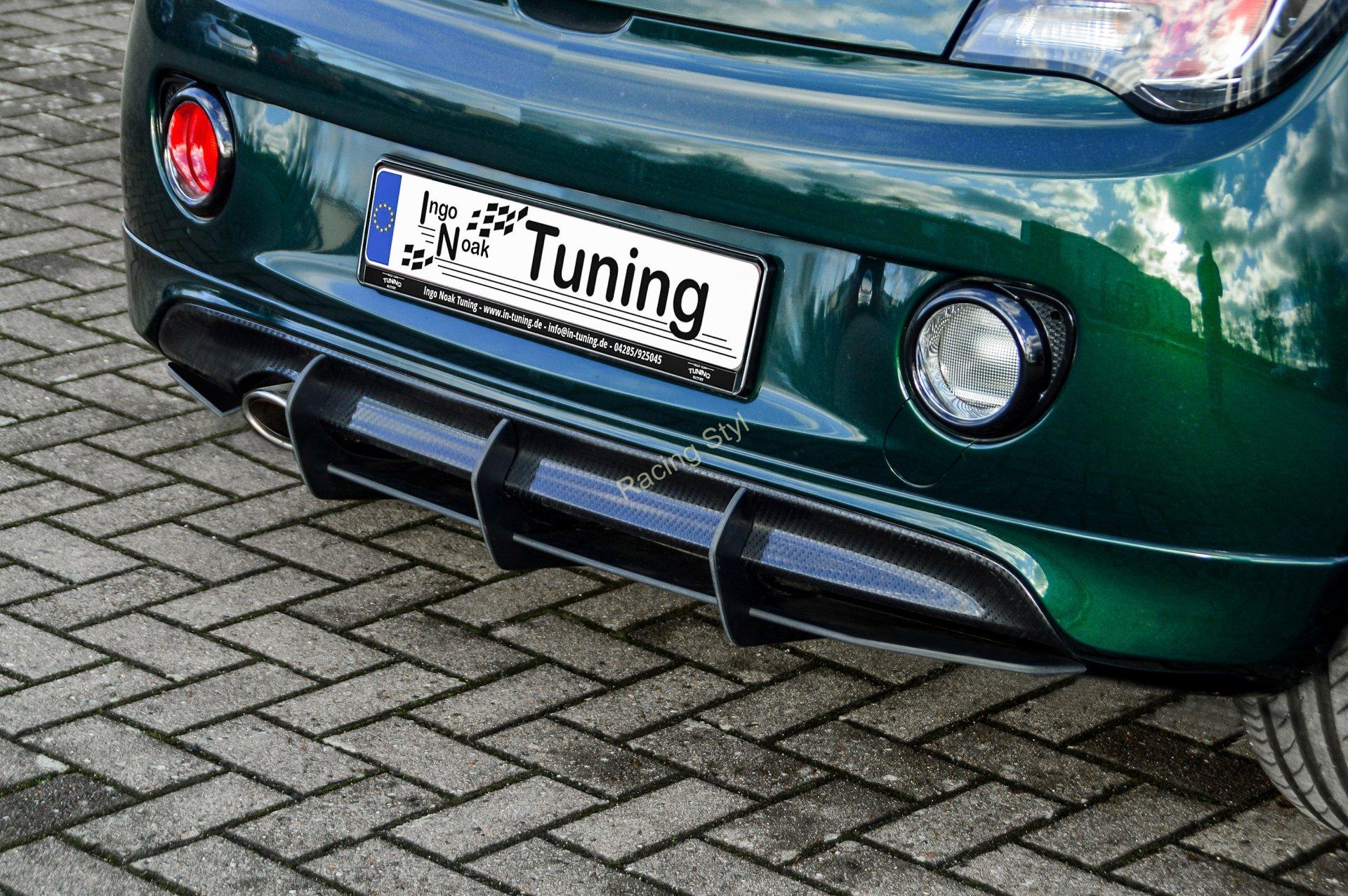 Opel Adam S + OPC-Line spoiler na zadní nárazník difuzor IN Tuning