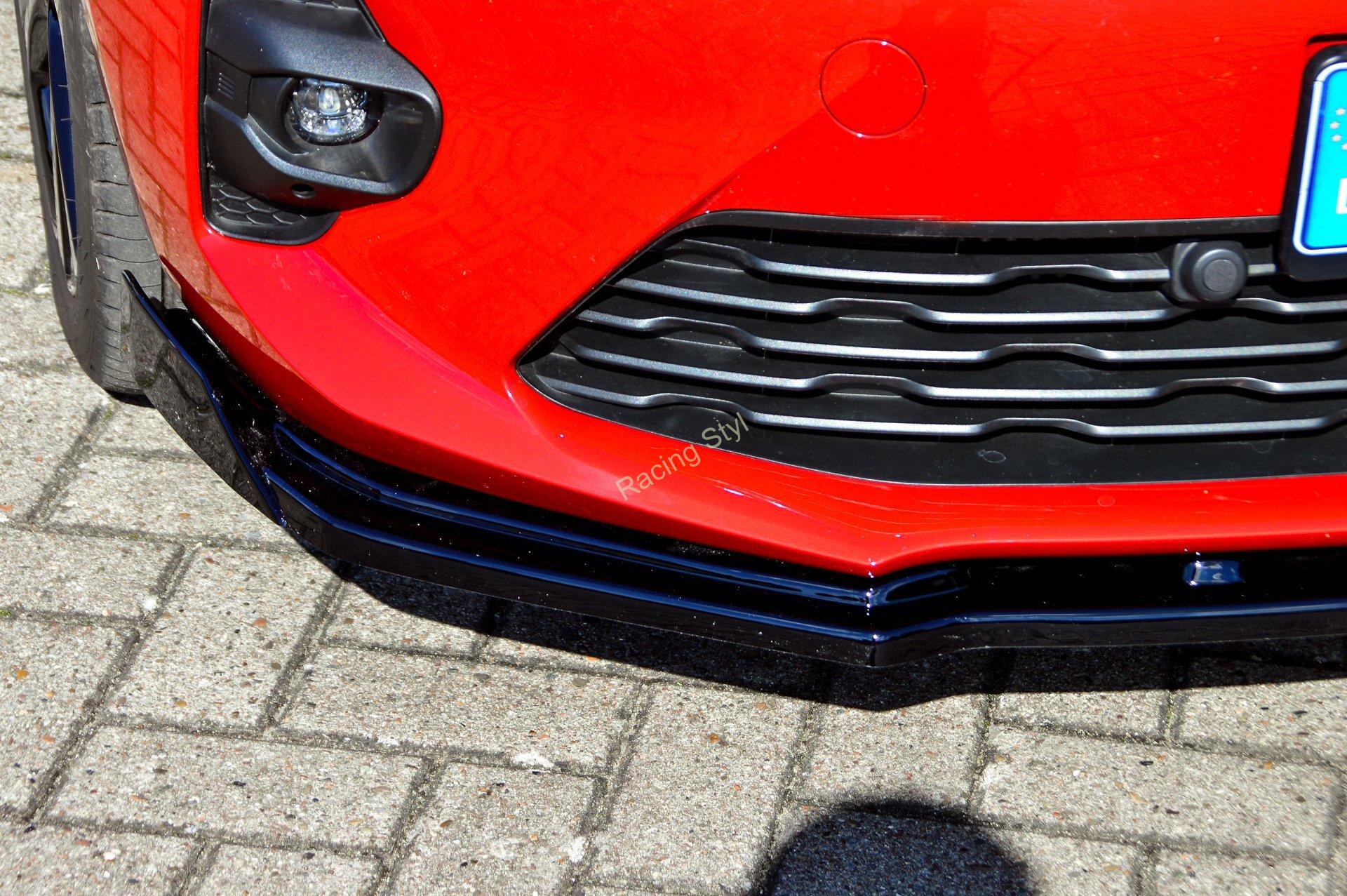 Opel Corsa F GS-Line přední spoiler lipa s křidélky IN Tuning Matt.