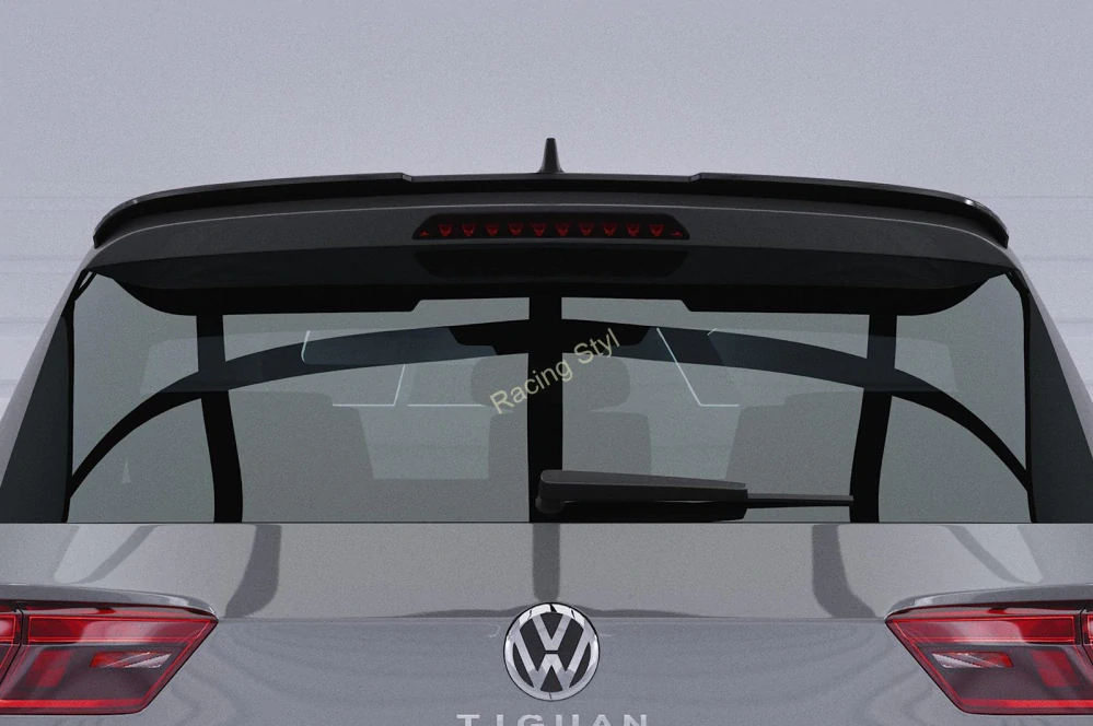 VW Tiguan II (typ AD1) spoiler na zadní dveře Glossy Black CSR Lesk.