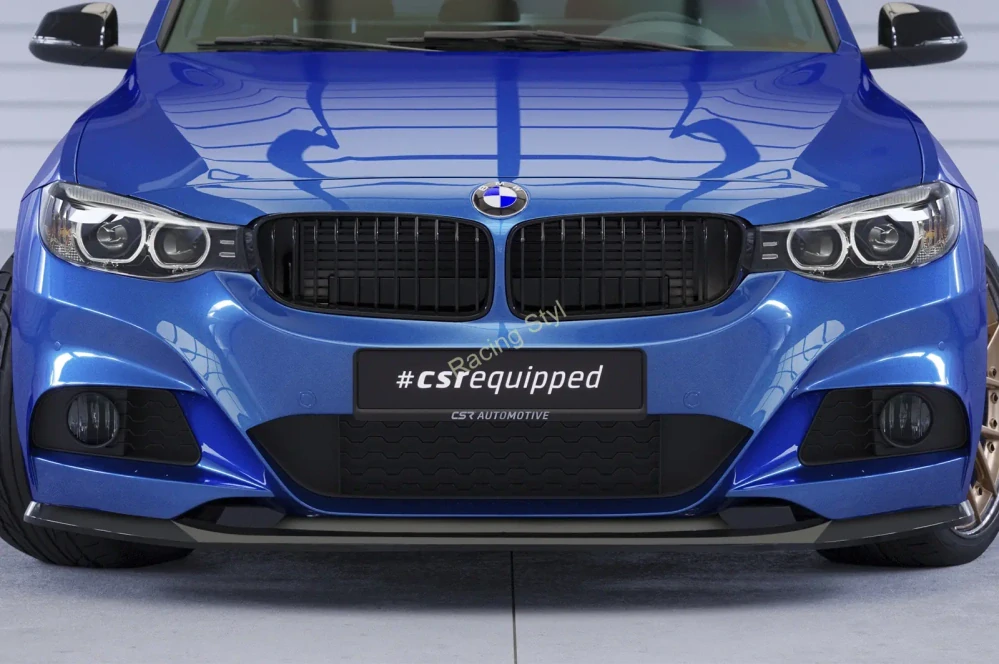 BMW 3 F34 Gran Turismo M-Paket přední spoiler lipa Glossy Black CSR Lesk