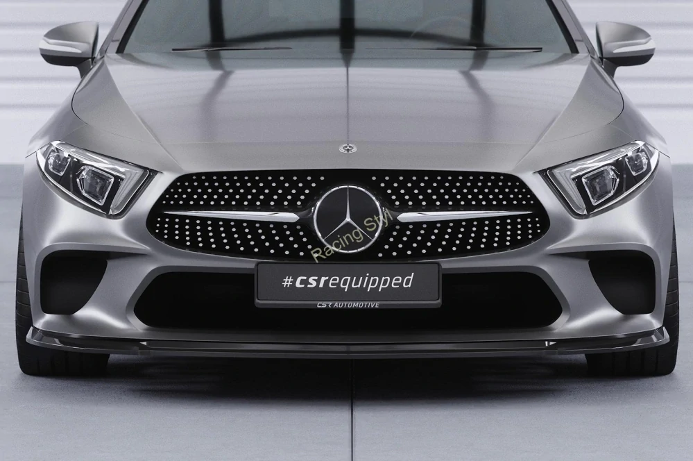 Mercedes Benz CLS (C257) přední spoiler lipa Glossy Black CSR Lesk