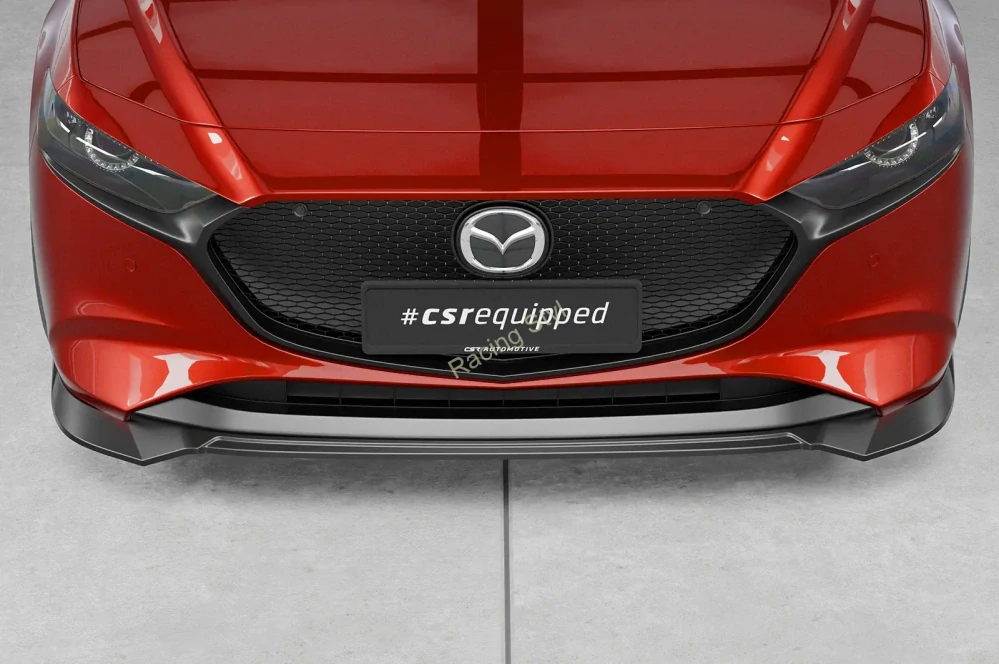 Mazda 3 typ BP přední spoiler lip Glossy Black CSR Lesk