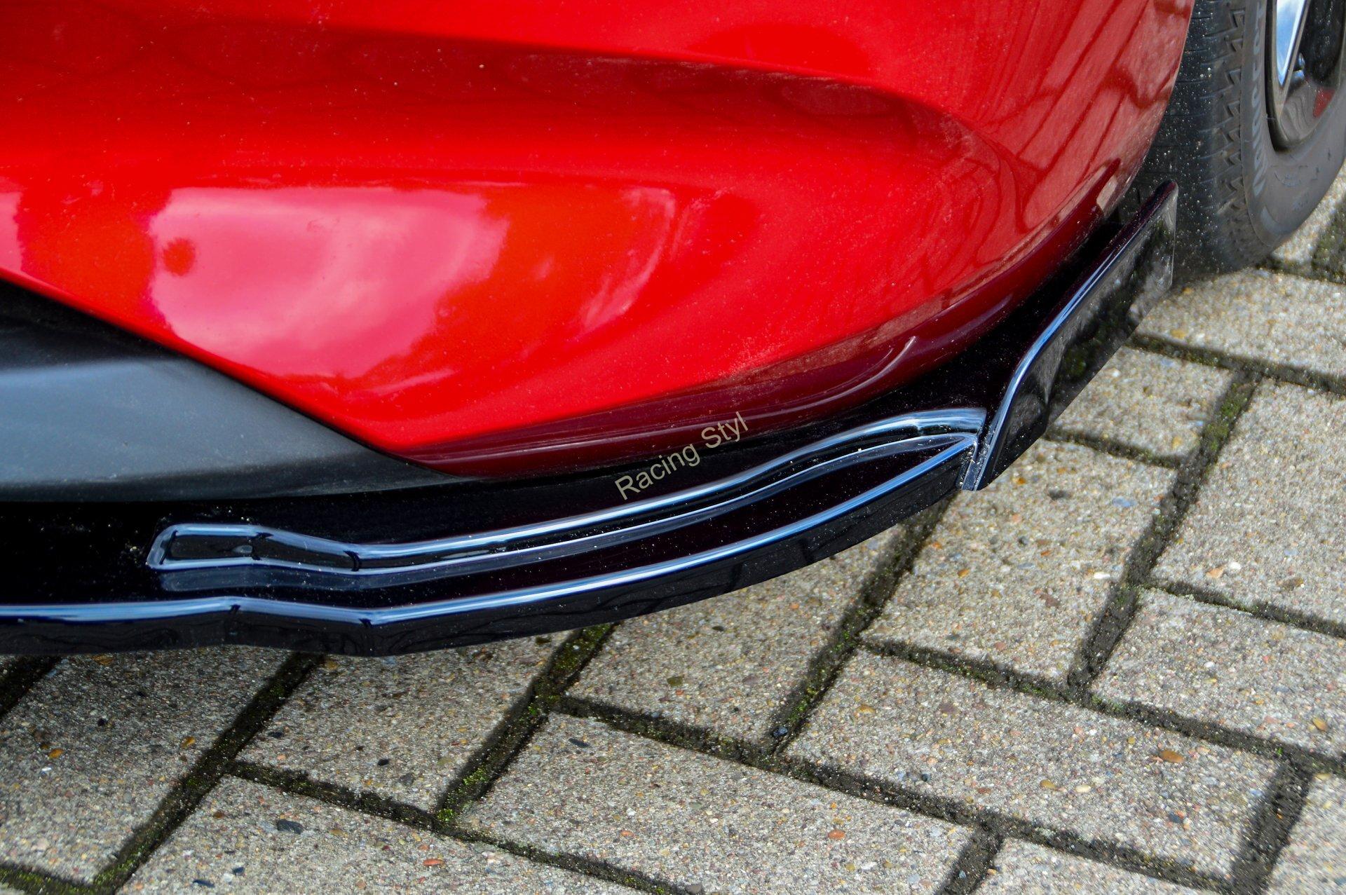 Mazda 3 BP přední spoiler lipa s křidélky IN Tuning Matt.