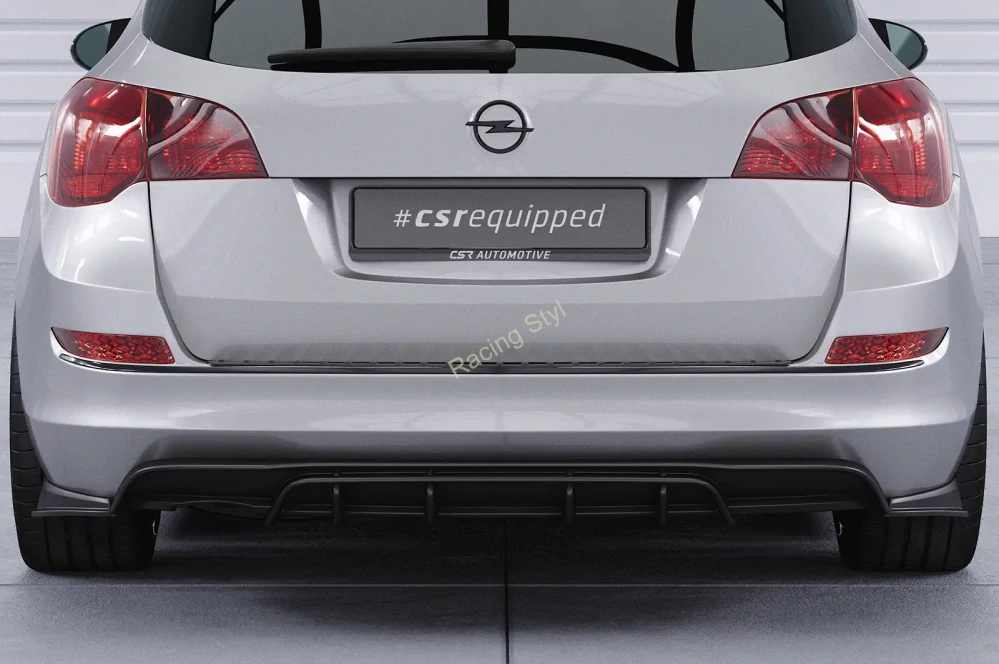 Opel Astra J Sports Tourer spoiler na zadní nárazník Glossy Black CSR Lesk.