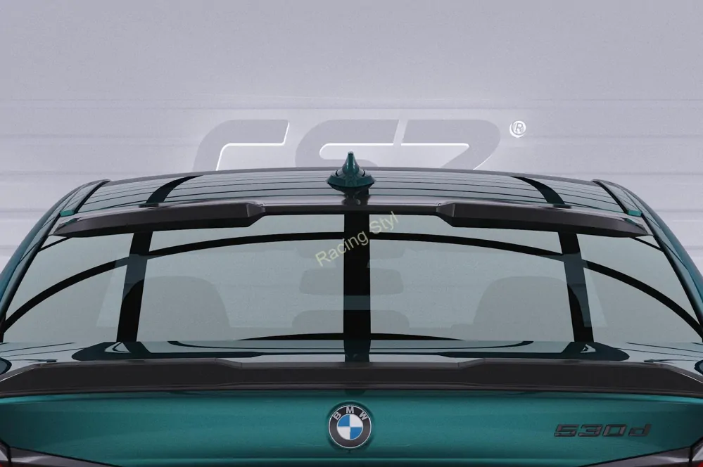 BMW 5 G30 Sedan spoiler na zadní okno Glossy Black CSR Lesk.