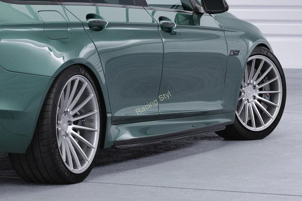 BMW 5 F10/ F11 M-Paket nástavce na boční prahy Glossy Black CSR Lesk