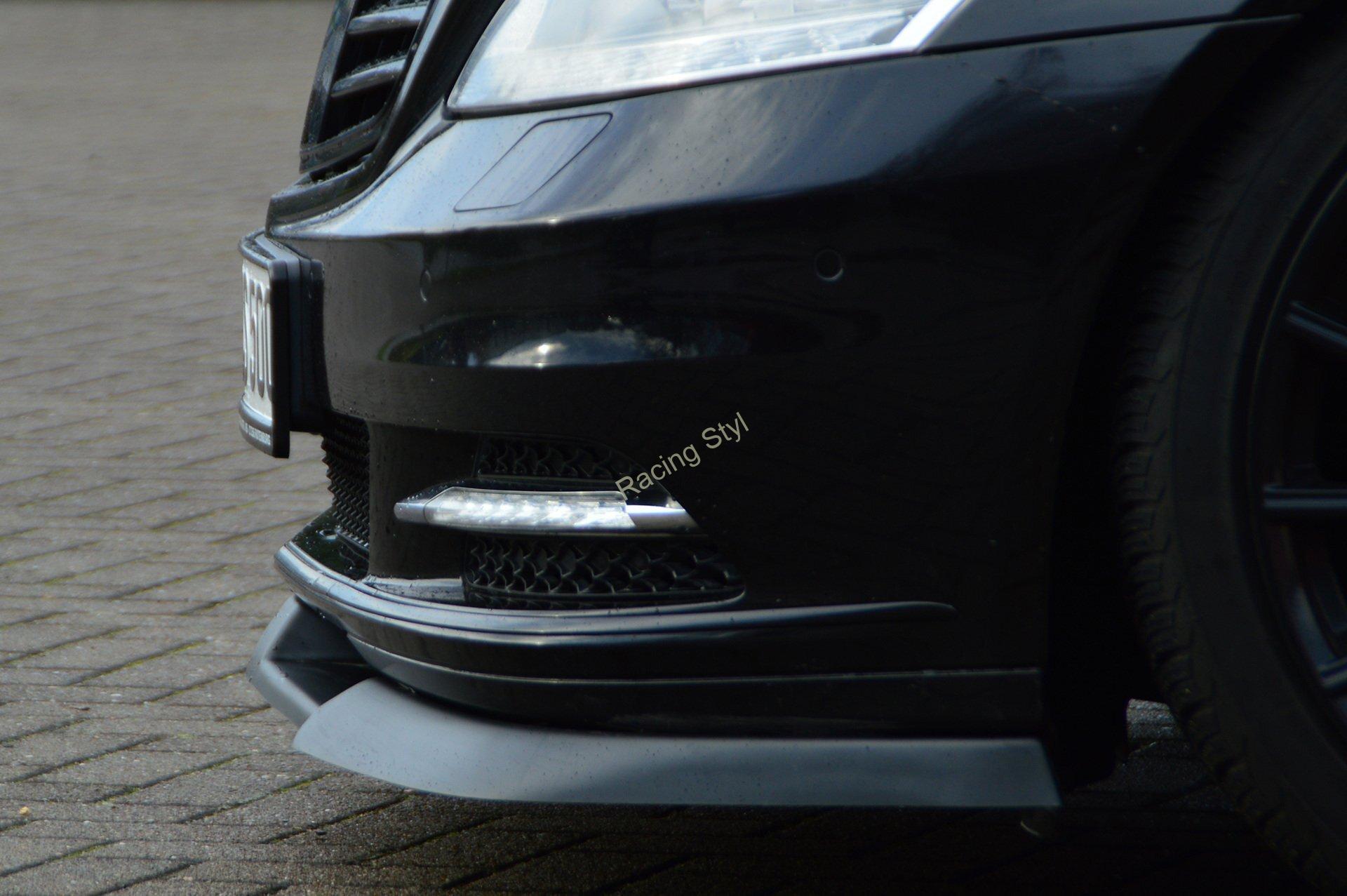 Mercedes Benz S W221/V221 přední spoiler Glossy Black IN Tuning Lesk.