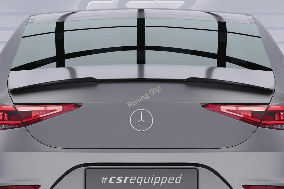 Mercedes Benz CLS (C257) spoiler na víko kufru Glossy Black CSR Lesk.