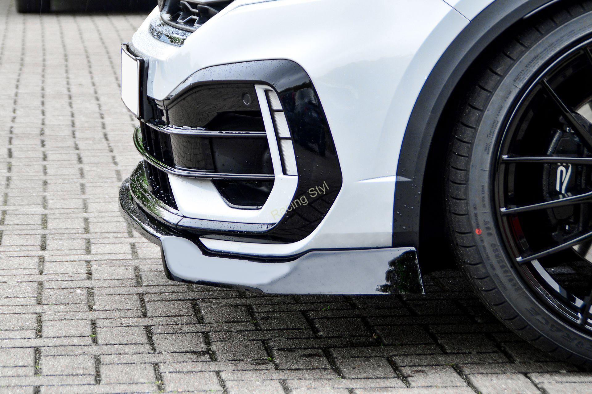 VW T-ROC R přední spoiler lipa Glossy Black IN Tuning Lesk.