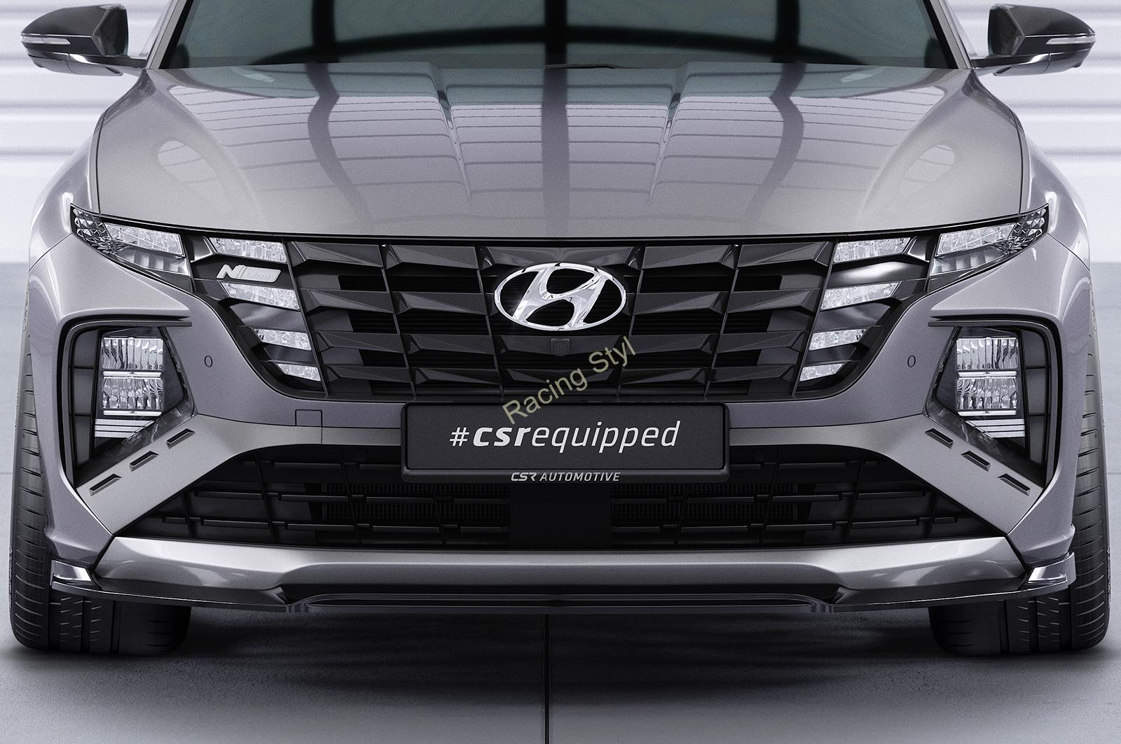 Hyundai Tucson 4 (NX4) N-Line přední spoiler lipa Glossy Black CSR Lesk.