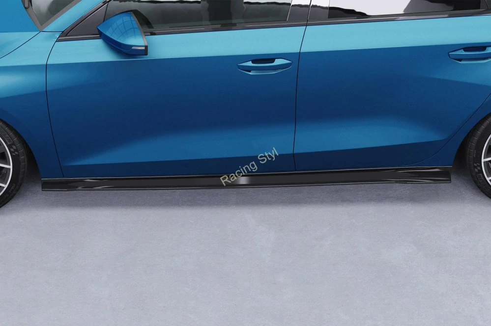 Audi A3 (8Y) nástavce na boční prahy Glossy Black CSR Lesk