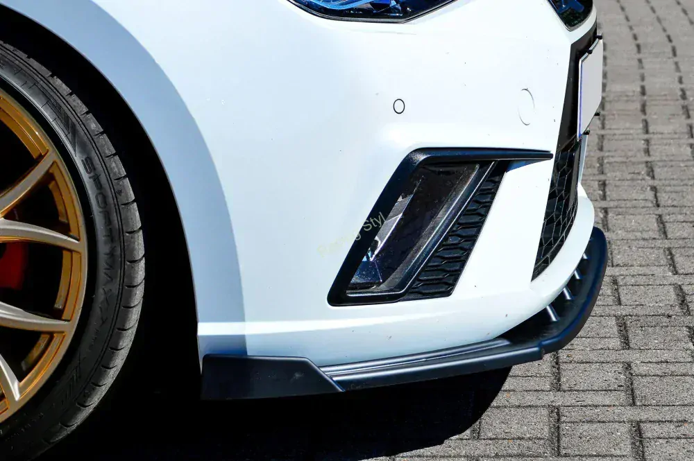 Seat Ibiza 6F KJ přední spoiler lipa s křidélky IN Tuning Matt.